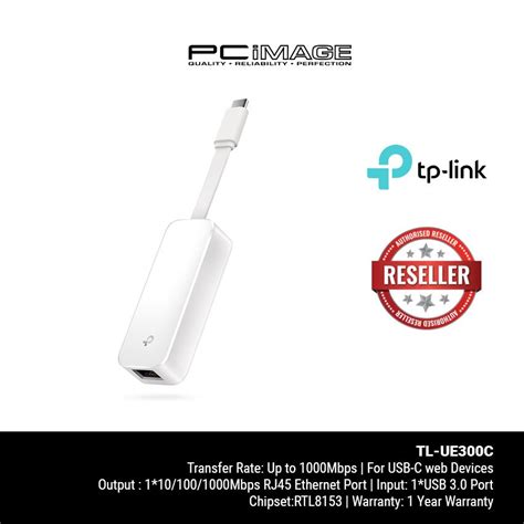 Tp Link Ue300c Usb Type C To Rj45 Gigabit Ethernet Network Adapter Shopee Malaysia