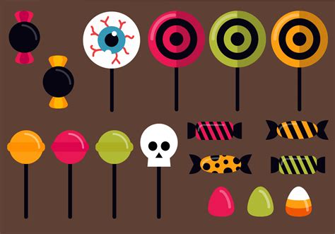 Free Halloween Candy Vector 123753 Vector Art at Vecteezy