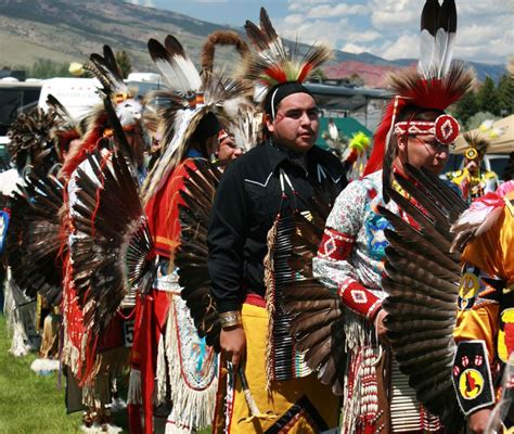 Men's Traditional dancers, Plains Indian Museum Powwow - Buffalo Bill ...