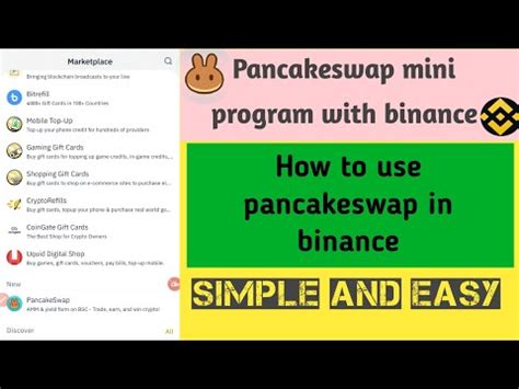 How To Use Pancakeswap In Binance Youtube