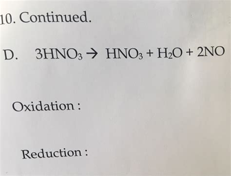 Solved Classify the following redox reactions as | Chegg.com 