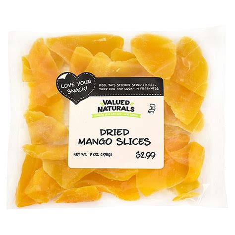 Valued Naturals Dried Mango Slices 7 Oz