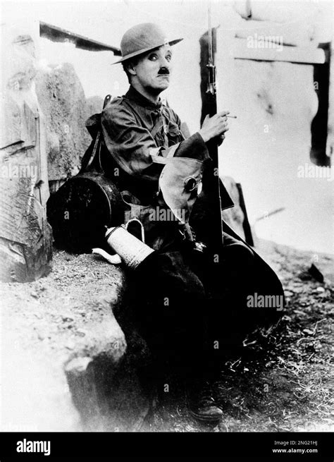 Actor Charlie Chaplin Is Seen In The Film Shoulder Arms Ap