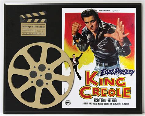 Elvis Presley King Creole Movie Poster Limited Edition Movie Reel ...