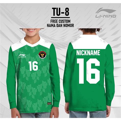 Jual Jersey Bola Timnas Indonesia Sea Games 2021 2022 Lining Anak Baju