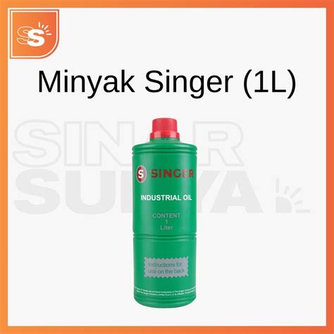 Jual Minyak Pelumas Oli Mesin Jahit Merek Singer Isi 1L Oli Mesin