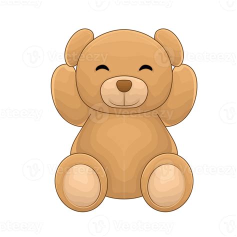 Illustration Of Cute Teddy Bear 36028827 Png