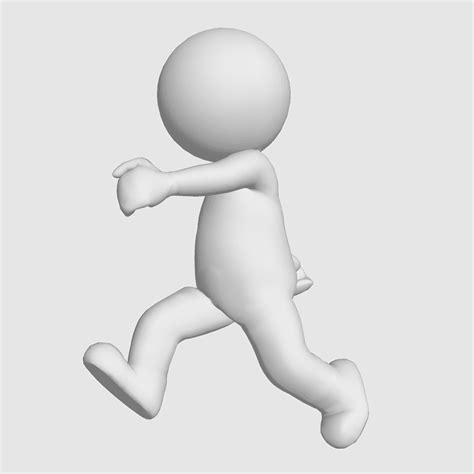 3d Stick Figure Walking