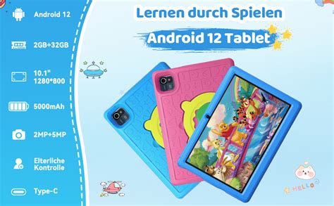 Hotlight Tableta Infantil De Pulgadas Android Tablet Para Ni Os