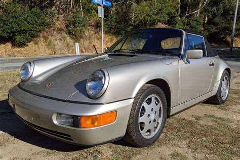 1990 Porsche 911 Carrera 4 Cabriolet 5 Speed For Sale On Bat Auctions Sold For 36 500 On