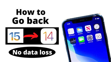 How To Downgrade Ios To Ios Without Losing Data Back To Ios