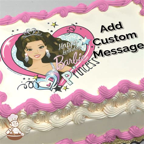 Barbie Party Princess Photo Cake | Freedom Bakery