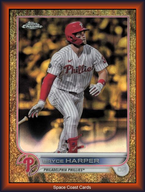 Bryce Harper Topps Gilded Collection Lava Gold Etch Refractor