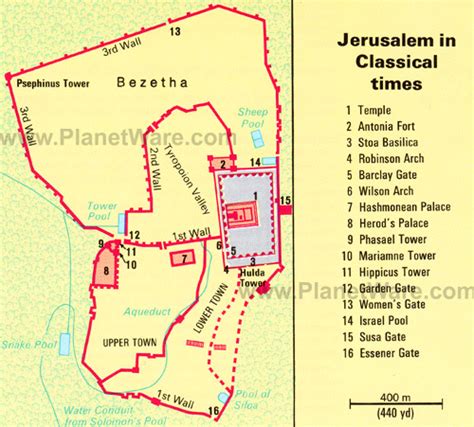 Jerusalem Map