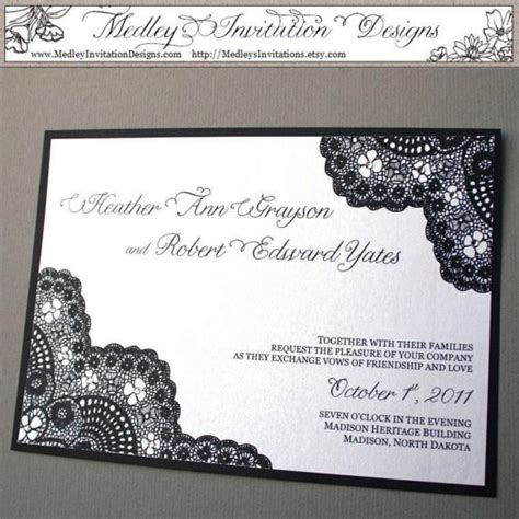 Lace Invitation How