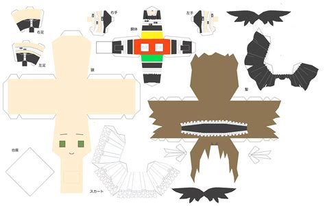 Фигурки из бумаги распечатать черно белые