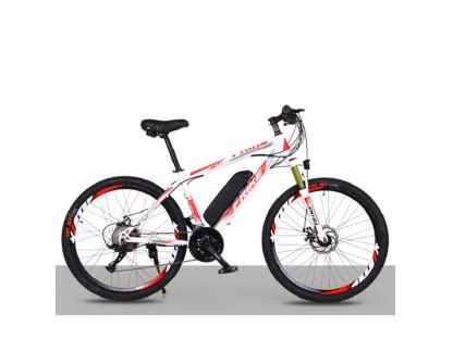 Electric Mountain Bike Frike Mts Red White Frike