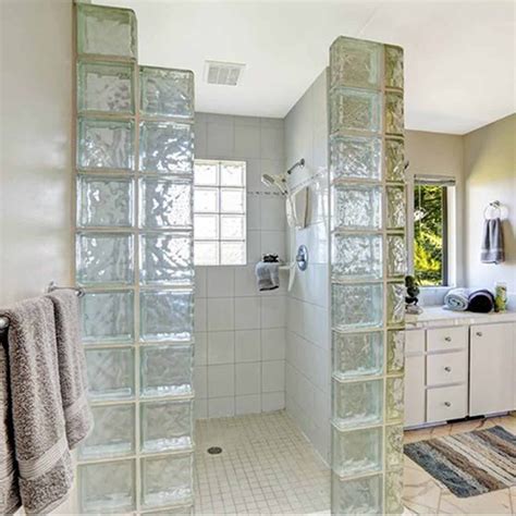 Glass Bathroom Blocks Glass Blocks For The Bathroom: Gorgeous Bricks