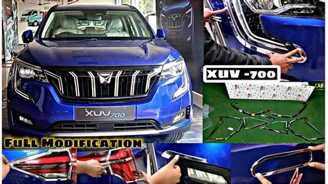 Xuv All Modified Accessories Chrome Kit Door Visor D Mats