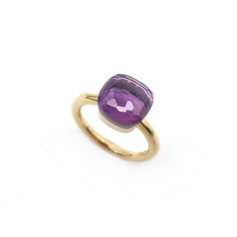 Bague Pomellato Nudo Classic Amethyste Taille En Or