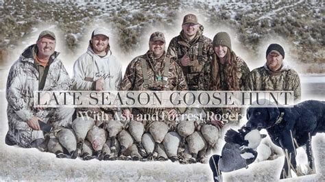 Late Season Goose Hunt Washington State Youtube