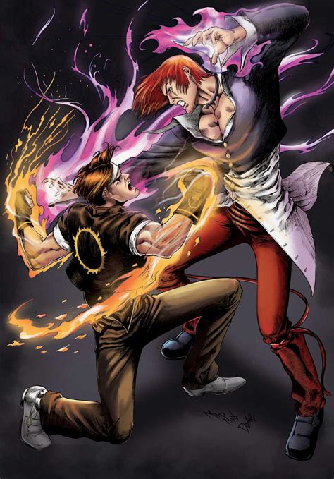 Iori Yagami vs Kyo Kusanagi by UZOMISTUDIO on DeviantArt