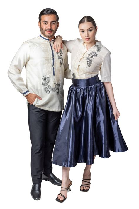 Cb01 Couples Barong Matching Barong Tagalog And Filipiniana Items