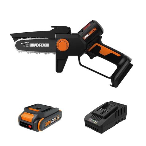 Worx Nitro Power Share 20 Volt 5 In Battery 2 Ah Chainsaw Battery And