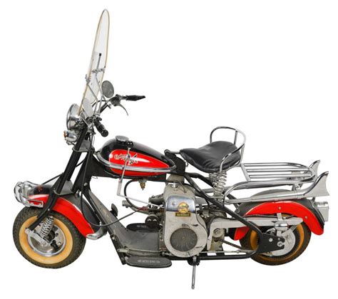 Lot Cushman Eagle Barrel Spring Scooter