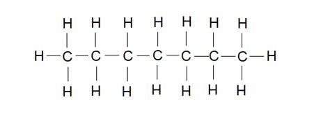 The chemical formula for heptane is C7 H{16}. Draw the molec | Quizlet