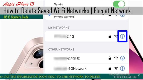 How To Delete Saved Wi Fi Network On IPhone 13 Forget Network IOS 15