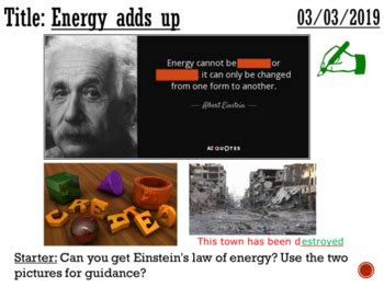 Conservation Of Energy Complete Lesson By Dr MN TPT