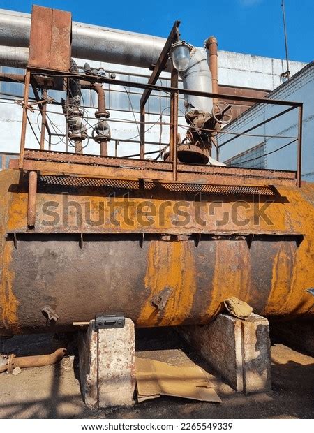 Pitting Corrosion Through Defects On Steel Stock Photo 2265549339