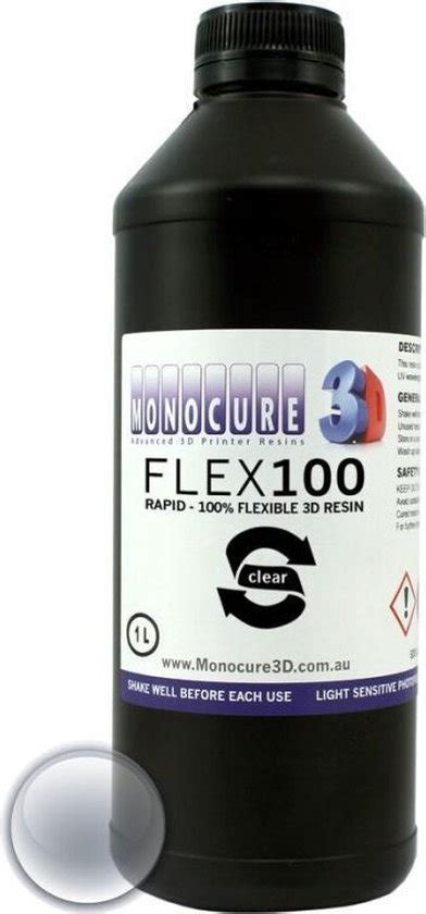 Monocure 3d Rapid Flex100™ 1000 Ml Clear