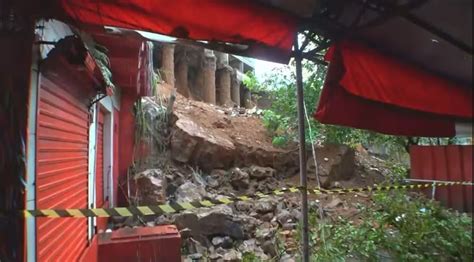 Chuva Forte Causa Quedas De árvores E Deslizamentos De Terra Em