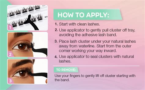 Amazon Ardell Press On Lashes Naked Natural Pre Glued Lash Clusters For All Day Wear No