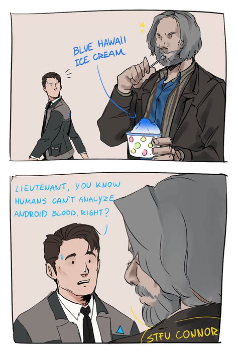 DBH: Hank No! by AcceCakes on DeviantArt