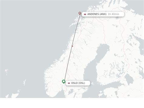 Direct Non Stop Flights From Oslo To Andenes Schedules