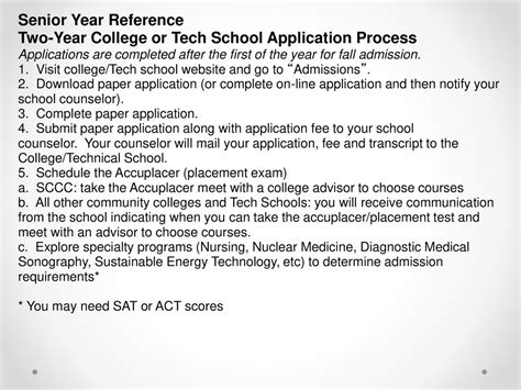 College Admissions Process Ppt Download