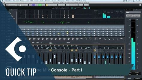 Complete Overview Of The Mixconsole Working Faster With The