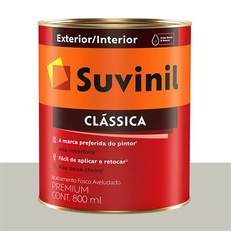Tinta Para Pintar Marmore - Tinta Clássica Fosca Suvinil Mármore 800 ml - Loja Online SA Tintas