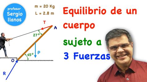 Equilibrio De Un Cuerpo Sujeto A Tres Fuerzas YouTube