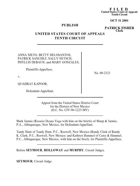 Publish United States Court Of Appeals Tenth Circuit Filed Download