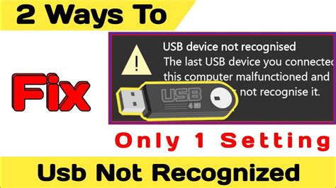 How To Fix Usb Not Recognized Windows 10 Usb Not Recognized Windows 10 Usb Device Not Recognized