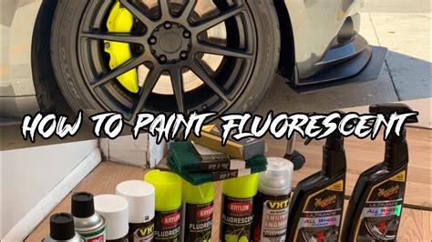 How 2 Spray Paint Brembo Brake Calipers Fluorescent Yellow Diy