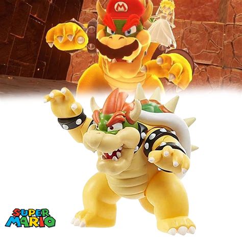 Super Mario Bowser Figura De Pvc Juguete Cm De Altura Modelo