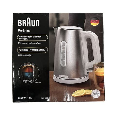 Купить электрический чайник Braun PurShine WK1500WH 1.7L по низкой цене ...