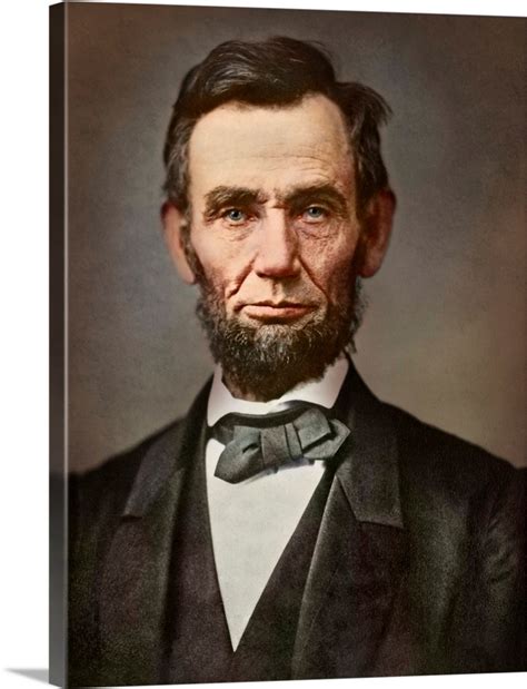 Vintage portrait of President Abraham Lincoln. Wall Art, Canvas Prints ...