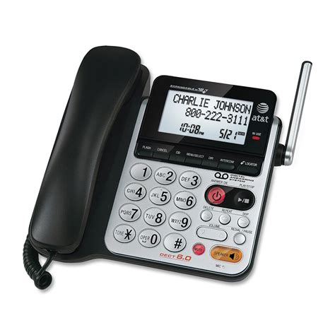 AT&T CL84100 Corded/Cordless Phone with Answering System - Walmart.com ...