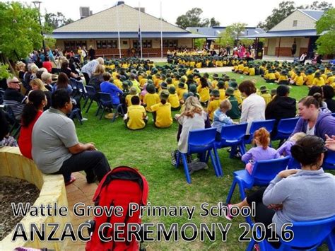 Wattle Grove Primary School - ANZAC Ceremony 2016